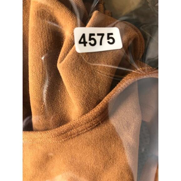 SKIMS Fits Everybody Cami Bodysuit Scoop Neck Seamless Bronze Brown NWOT4XL - Picture 7 of 7